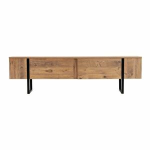 Natúr színű TV-állvány borovi fenyő dekorral 180x50x29, 5 cm Serenity – Kalune Design kép