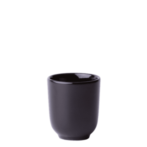 Fekete fületlen csésze 80 ml - Flow - 453122 kép