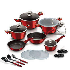 Berlinger Haus BH-7035 Metallic Line Burgundy Edition 18 részes E... kép