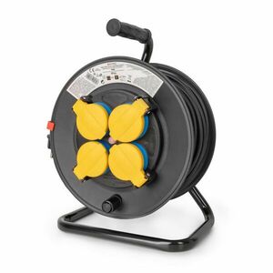 ENTAC Kábeldobos hosszabbító 4Foglalat IP44 3G 2, 5mm 40M kép