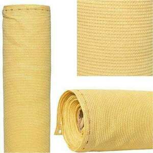 Árnyékoló háló RECYNET gomblyukakkal 1.5x10m, 120g/m2 (2021536), homok kép