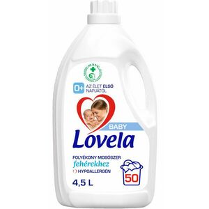 Lovela Baby Hipoallergén Folyékony Mosószer fehér ruhákhoz 4, 5L -... kép