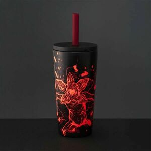 Bialetti Stranger Things pohár szívószállal 600ml kép