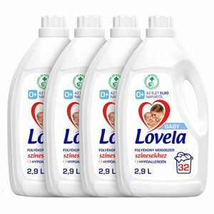 Lovela Baby Hipoallergén folyékony Mosószer színes ruhákhoz 4x2, 9... kép