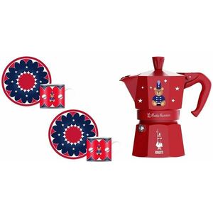 Bialetti Maci Moka Express 3 adagos + 2db-os csésze+csészealj sze... kép