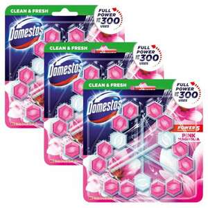 Domestos Power5 Magnolia illatú WC illatosító blokk, 9x50 g kép
