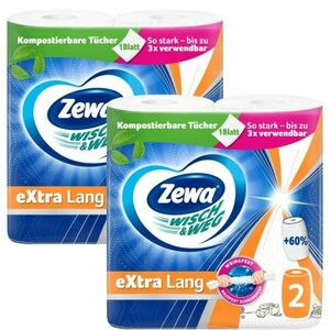 Zewa Wisch & Weg Extra Lang Design 2 rétegű Háztartási papírt... kép