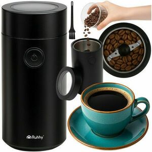 Ruhhy Elektromos Kávé- és Fűszerdaráló - 50g, Fekete kép