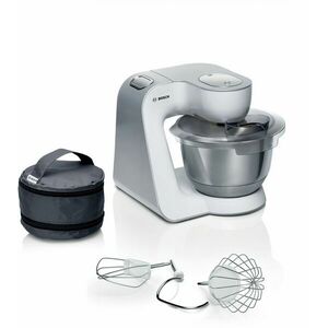 Bosch Serie 4, Konyhai robotgép, MUM 5, 1000 W, Fehér, Ezüst, MUM58200 kép