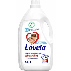 Lovela Baby Hipoallergén folyékony Mosószer színes ruhákhoz 4, 5L... kép