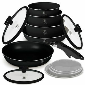 Berlinger Haus BH-8248 Matte Black Collection 12 részes Edénykész... kép