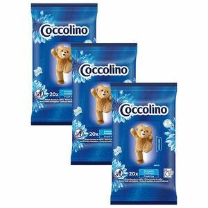 Coccolino Fresh Sky nedves illatosító kendő szárítógépbe, 3x20 db kép