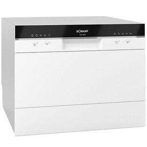 Bomann TSG 7405 Szabadonálló Asztali mosogatógép 55cm 6 teríték - Fehér kép