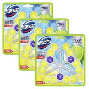Domestos Power5 Lime illatú WC illatosító blokk, 9x50 g kép