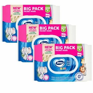 Zewa Kids Bigpack Nedves Toalettpapír 3x80db kép