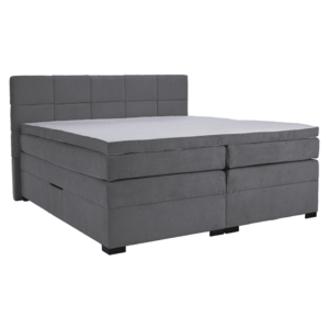Boxspring ágy, 200x200, szürke, APRIL kép