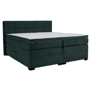 Boxspring ágy, 180x200, zöld, APRIL kép