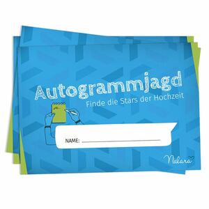 Spielehelden Autogramvadászat 10 kérdés tulajdonságokról 50 db. DIN A5 játékos nyomtatás kép