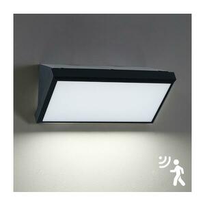 BRILAGI - LED kültéri fali lámpa érzékelővel TRIANGLE LED/20W/230V fekete BRI068 kép