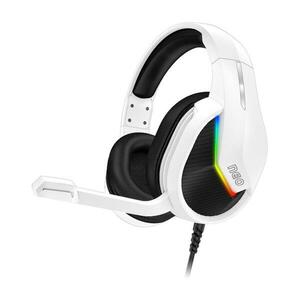 CONNECT IT CHP-3595-WH - LED RGB Vezetékes gamer fejhallgató mikrofonnal fehér/fekete CHP-3595-WH kép