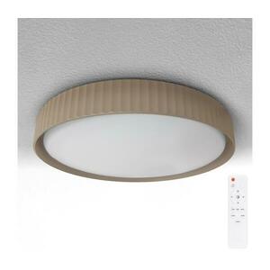 BRILAGI - LED fényerőszabályozható mennyezeti lámpa LUCIA LED/60W/230V Ø 59 cm barna+távirányító WO800-OEM42-60 kép