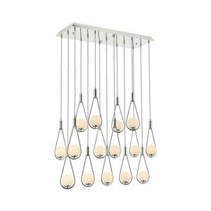 LAHORE kábelcsillár 15xG9/10W/230V fényes króm 301AUR1270 kép