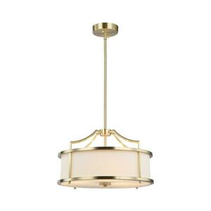 Open Design OR80889 - STANZA rudas csillár 3xE27/15W/230V átm. 42 cm sárgaréz/fehér OR80889 kép