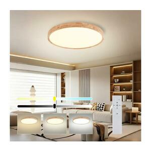 BRILAGI - dimmelhető LED lámpatest WOODROUND LED/40W/230V 3000-6000K átmérő 60 cm + távirányító BRI577 kép