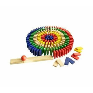 2Kids Toys - Színes fa dominó, 400 db 2D98273 kép