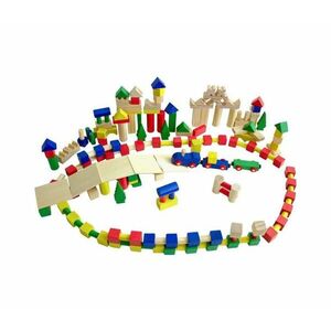 2Kids Toys - Színes fa építőkockák, 500 db 2D98271 kép