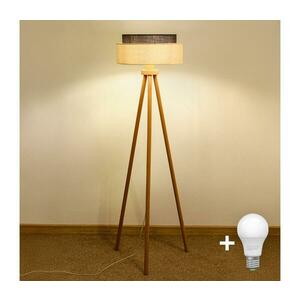 BRILAGI - LED állólámpa BOHO STYLE 1xE27/15W/230V krémszínű/barna 8590828027959 kép