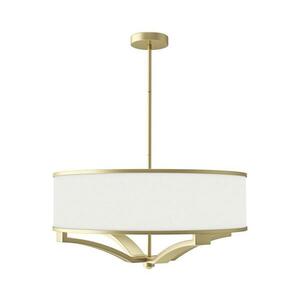 Open Design OR84818 - GERDO rúdos csillár 4xE27/12W/230V sárgaréz/fehér OR84818 kép