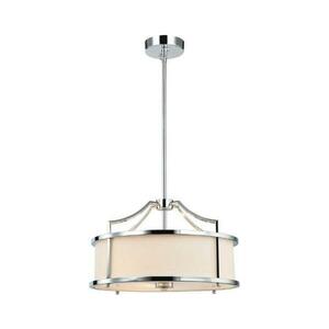 Open Design OR80865- Rúdon függesztett csillár STANZA 3xE27/15W/230V pr. 42 cm l. króm/fehér OR80865 kép