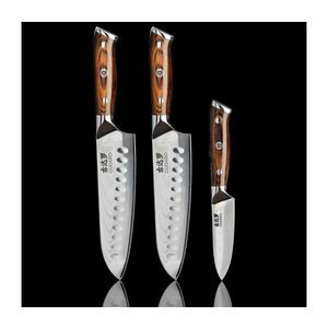 Gudaro - SZETT 2x Santoku konyhakés FENG 7, 5" + 1x konyhakés FENG 3, 5" 2xGU0002+1xGU0003 kép