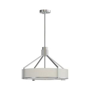 Open Design OR85624-Rúdra szerelt csillár DORETTO 4xE27/15W/230V átm. 50 cm matt króm/fehér OR85624 kép