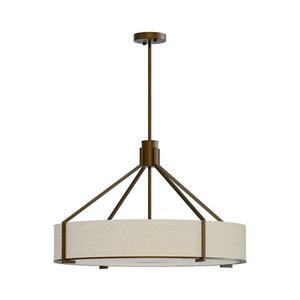 Open Design OR85679 - DORETTO csillár rúddal, 6xE27/15W/230V, átm. 70 cm, barna/bézs OR85679 kép