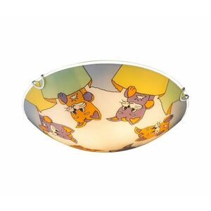 Globo 40606 - Gyerek mennyezeti lámpa KIDDY 2xE27ILLU/60W/230V 40606 kép