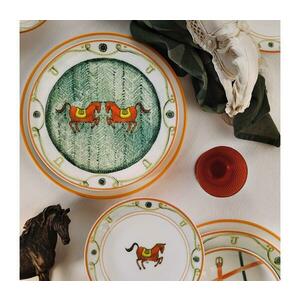 24 db színes/porcelán étkészlet 710KTP3791 kép