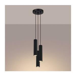 BRILAGI - LED függőlámpa zsinóron CRESTO 3xGU10/10W/230V fekete BR.1576 kép
