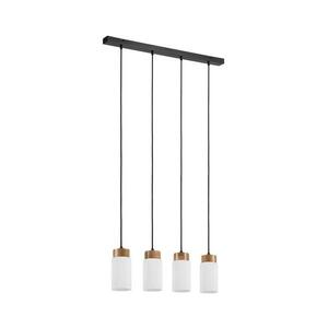 MARKUS kábeles csillár 4xE27/15W/230V fekete/tölgy LM-4.260/CZARNY kép