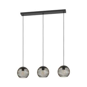 Eglo 901869 - Zsinóros csillár ALMANZORA 3xE27/60W/230V fekete 901869 kép
