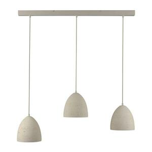 Schöner Wohnen 12541-42 - Kábeles csillár TRAVENTA 3xE27/40W/230V beton 12541-42 kép