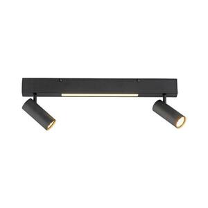 Schöner Wohnen 11793-18 - LED spotlámpa DANTE 2×GU10/10W+LED/7, 2W fekete 11793-18 kép