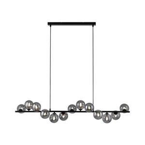 Schöner Wohnen 14504-18 - LED csillár zsinóron DUBAI 13xG9/3W/230V fekete/füstszínű 14504-18 kép