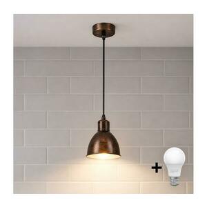 Brilagi - LED csillár kábellel RIDDY 1xE27/60W/230V réz/patina 8590828027805 kép