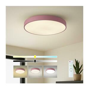 BRILAGI - dimmelhető LED mennyezeti lámpa POOL LED/60W/230V 3000-6000K 50 cm rózsaszín+Távirányító BRI699 kép