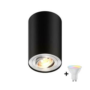 Zuma Line 89201-N - LED RGBW dimmelhető spotlámpa RONDOO 1xGU10/4, 8W/230V fekete + távirányító ZL0285+AI2382 kép