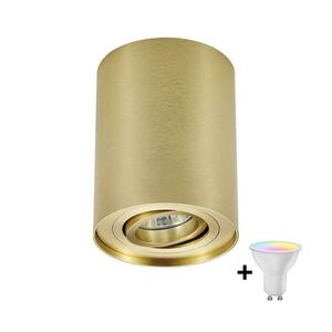 Zuma Line 94354-N - LED RGBW dimmelhető spotlámpa RONDOO 1xGU10/4, 8W/230V arany + távirányító ZL0286+AI2382 kép