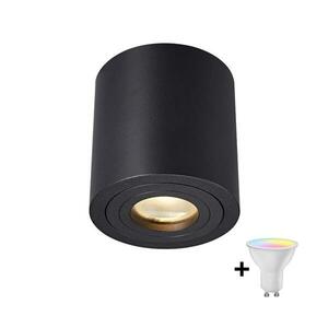 Zuma Line ACGU10-159-N - LED RGBW dimmelhető spotlámpa 1xGU10/4, 8W/230V IP44 fekete+távirányító ZL0282+AI2382 kép