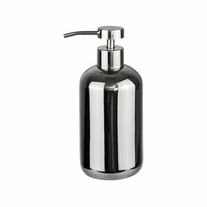 Ezüstszínű kerámia szappanadagoló 200 ml Lotus – Mette Ditmer Denmark kép